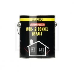 Borup Kemi A/S Borup Mur & Sokkelasfalt + Primer Til Tagtæt 1lt