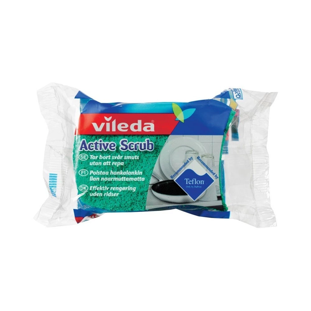 Borup Kemi A/S Vileda Active Scrub Køkkensvamp 2 Borup Kemi A/S Vileda Active Scrub Køkkensvamp - Billede 2