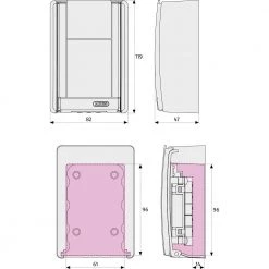Abus Nøgleboks 767 Til Vægmontering - 53507 -homeshop Salgsbutik unnamed file 544