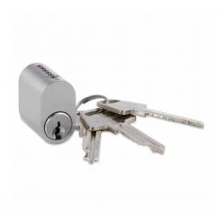 Jasa Cylinder 6-stift Oval 1 Stk. Matnikkel - 13047