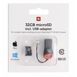 Sikkerthjem Hukommelseskort 32gb Microsd Class 10 Inkl. Usb-adapter Til Pc/mac