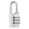 Abus Kodelås 20 Mm 145/20 Sølv - 47852
