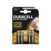 Duracell Plus Power AAA - 4pk. - Batteri