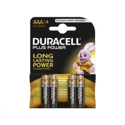 Duracell Plus Power AAA - 4pk. - Batteri