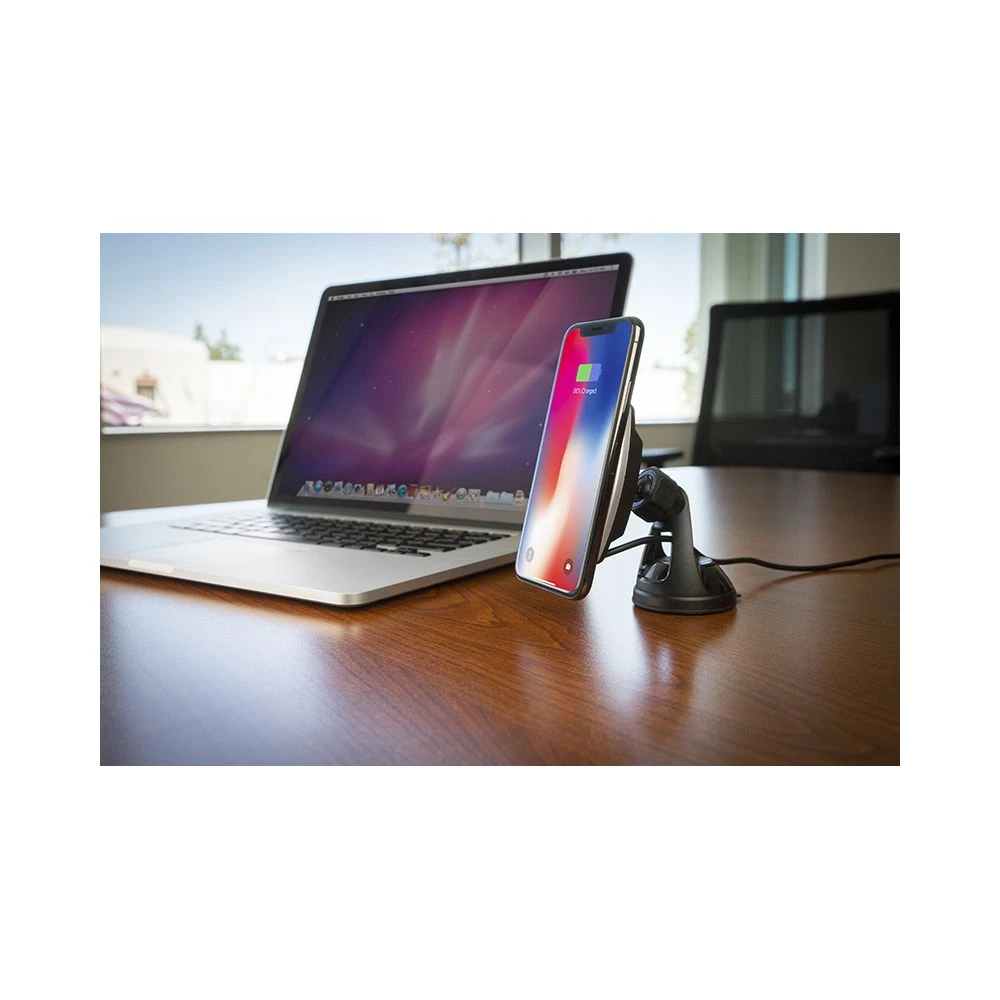 Scosche MagicMOUNT PRO 10W Qi Lader Telefonholder - DASH/WINDOW 2 Scosche MagicMOUNT PRO 10W Qi Lader Telefonholder - DASH/WINDOW - Billede 2