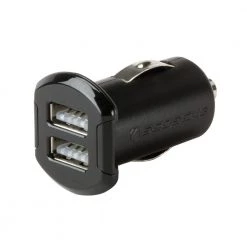 Scosche ReVOLT Dobbel 12W USB Bil Lader - Sort