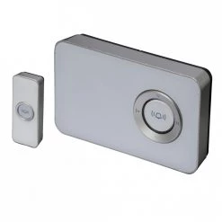 TREND - Dørklokke DESIGN - Hvid - Batt